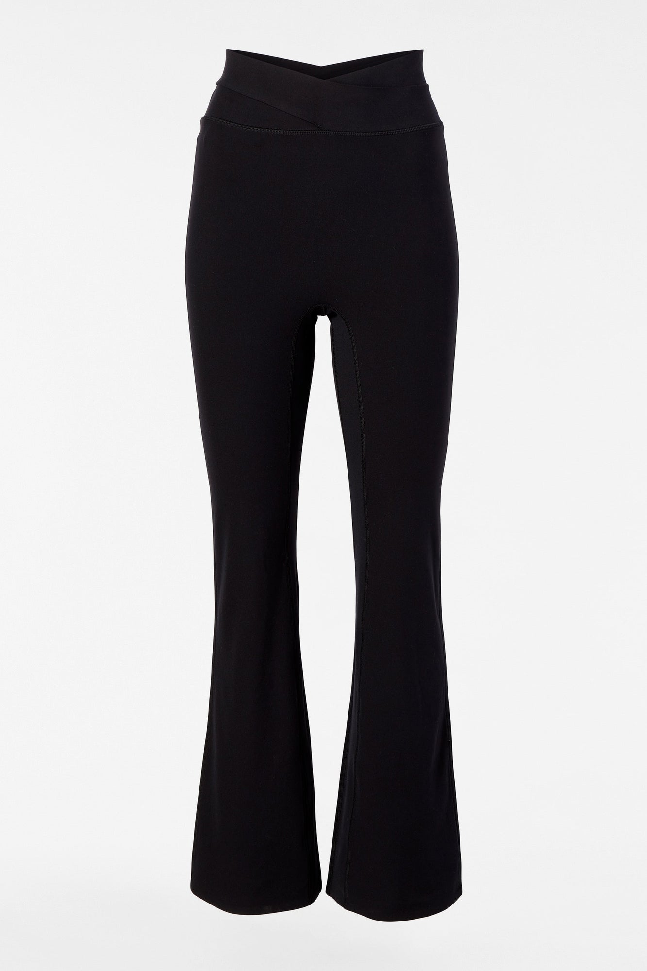 Le Ore | Luna Wrap Flare Legging | Black