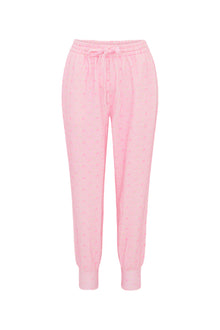 Lolana Floral Cotton Sweatpants | Ibiza Sunset
