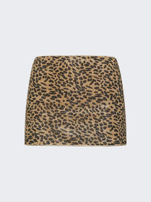 Women | Oséree | Animalier Lumiere Skirt Leopard