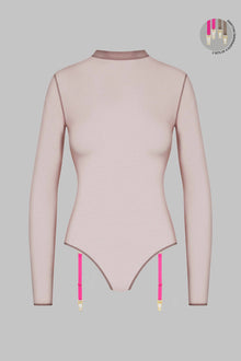 Thong body with suspenders - Corps à Corps | Taupe
