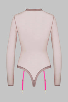 Thong body with suspenders - Corps à Corps | Taupe