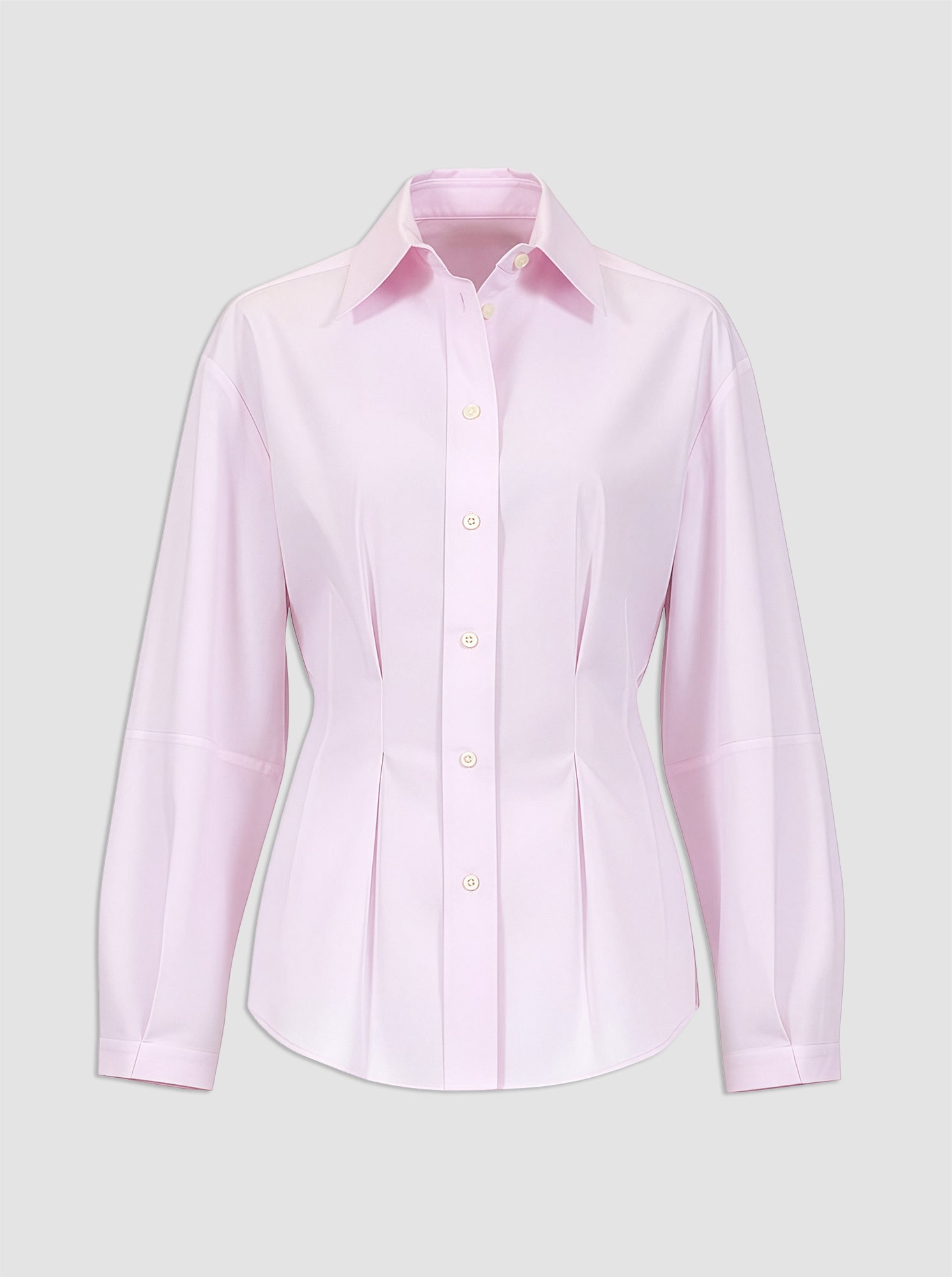 Lucia Lantern Sleeve Shirt | Pink
