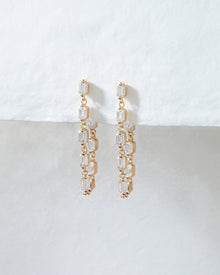 The Emerald Cut Ballier Studs | Gold Vermeil Plated Sterling Silver | 1.38 CT Real Diamonds