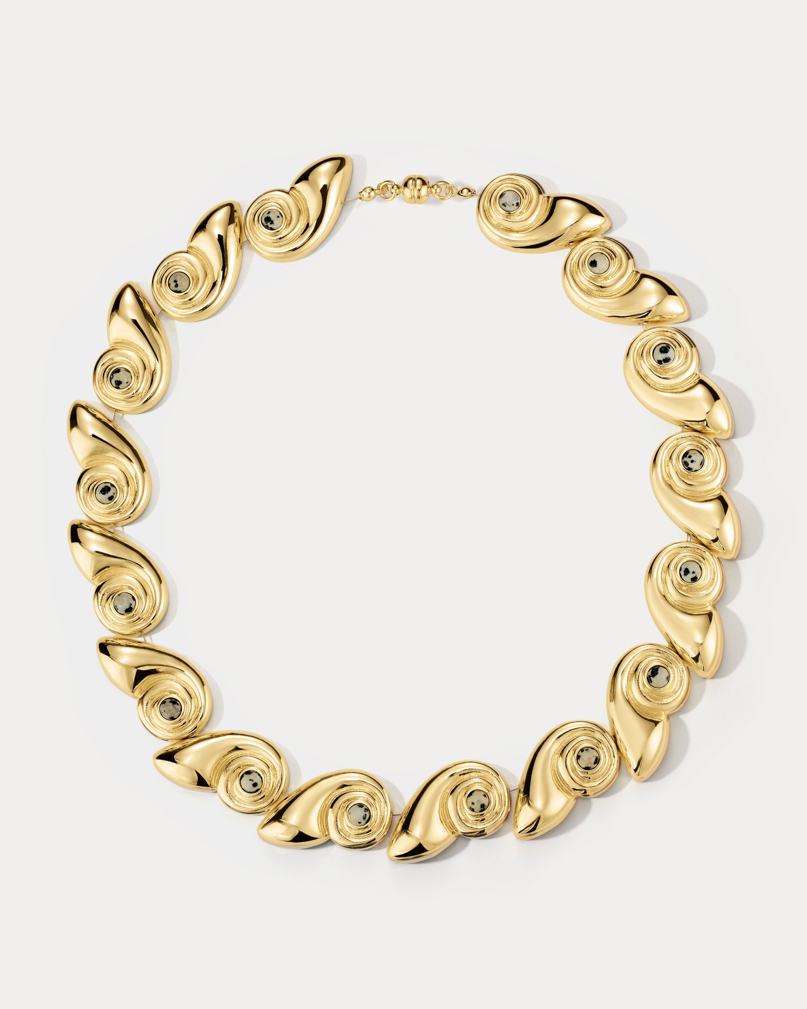 The Palma Shell Statement Necklace | Gold