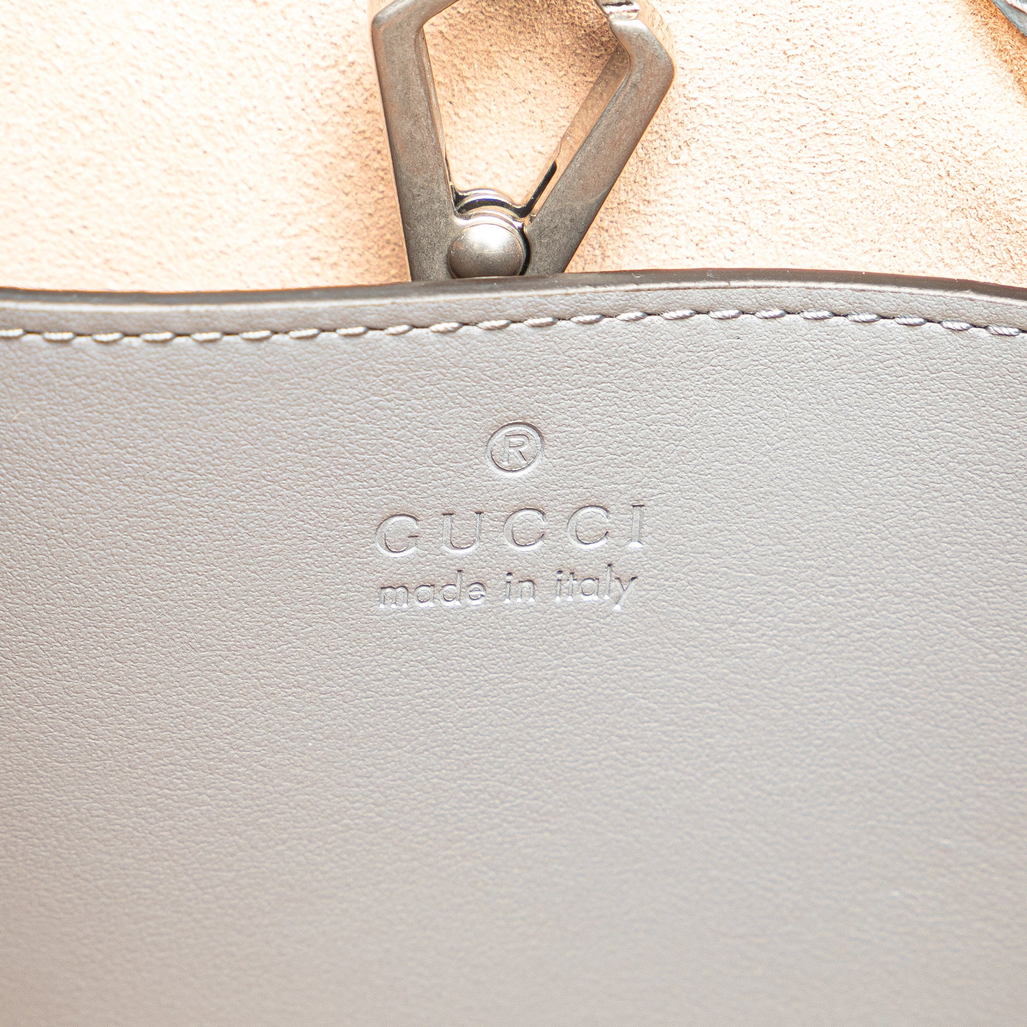 Gucci | Pre-Owned Small GG Marmont Aria Chain Tote | Gray