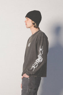 LWH Thorn Logo L/S Tee | Vintage Black