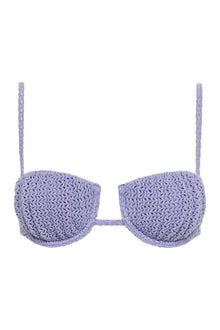 Lilac Petal Bikini Top | Lavender Crochet