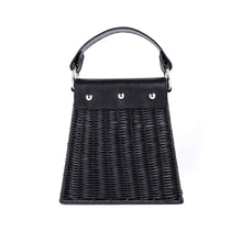 Lian-Black Bag-Wicker Wings-Basket Handbag-Rattan Bags-Wicker Bags UK-Wicker Bags-Wicker Bag-Straw Basket Handbag-Wicker Handbag- Eco Friendly Purses-Wicker Handbags-Bag Rattan-Zipped Pouch (6623960989835)