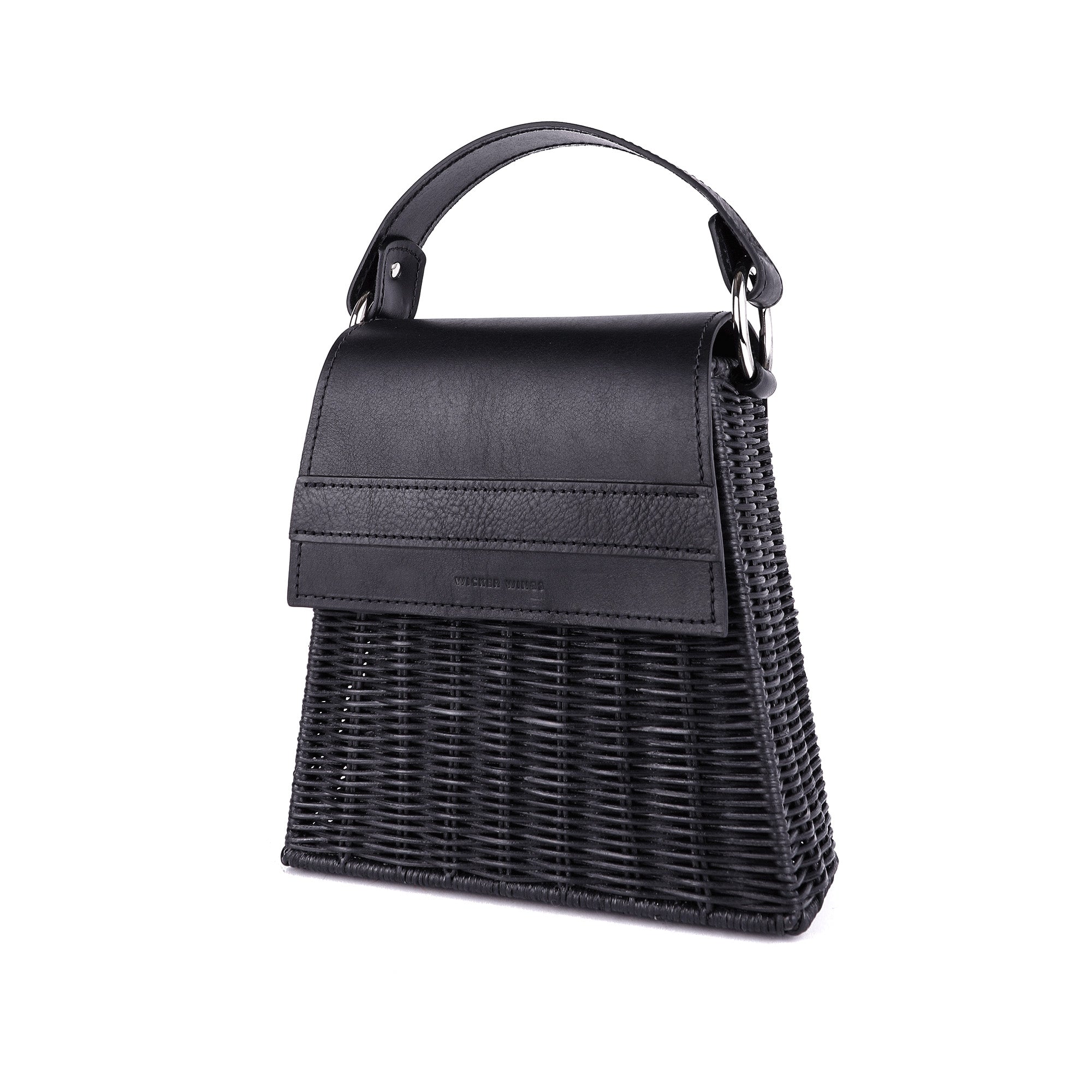 Lian-Black Bag-Wicker Wings-Basket Handbag-Rattan Bags-Wicker Bags UK-Wicker Bags-Wicker Bag-Straw Basket Handbag-Wicker Handbag- Eco Friendly Purses-Wicker Handbags-Bag Rattan-Zipped Pouch (6623960989835)