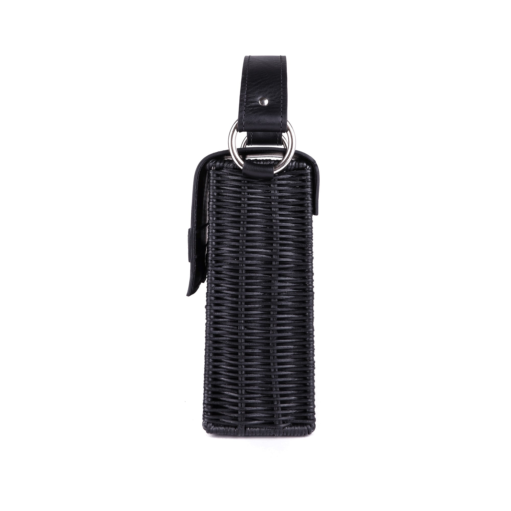 Lian-Black Bag-Wicker Wings-Basket Handbag-Rattan Bags-Wicker Bags UK-Wicker Bags-Wicker Bag-Straw Basket Handbag-Wicker Handbag- Eco Friendly Purses-Wicker Handbags-Bag Rattan-Zipped Pouch (6623960989835)