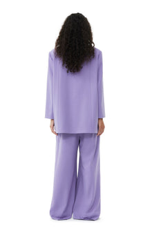Light Oversized Blazer | Purple Haze