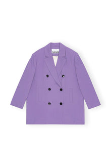 Light Oversized Blazer | Purple Haze