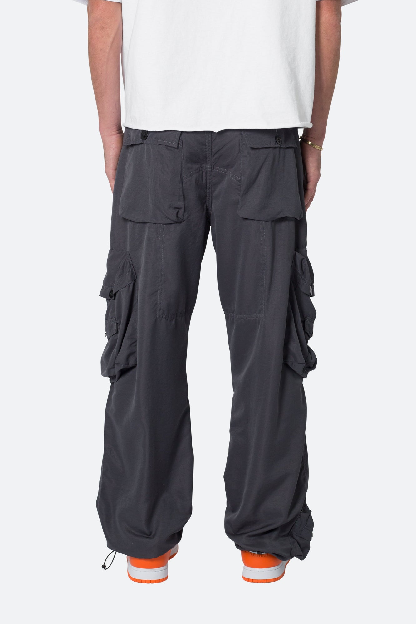 Lightweight Cinch Cargo Pants | Faded Black