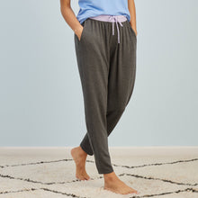 Modal French Terry Long House Shorts | Gray/Lavender