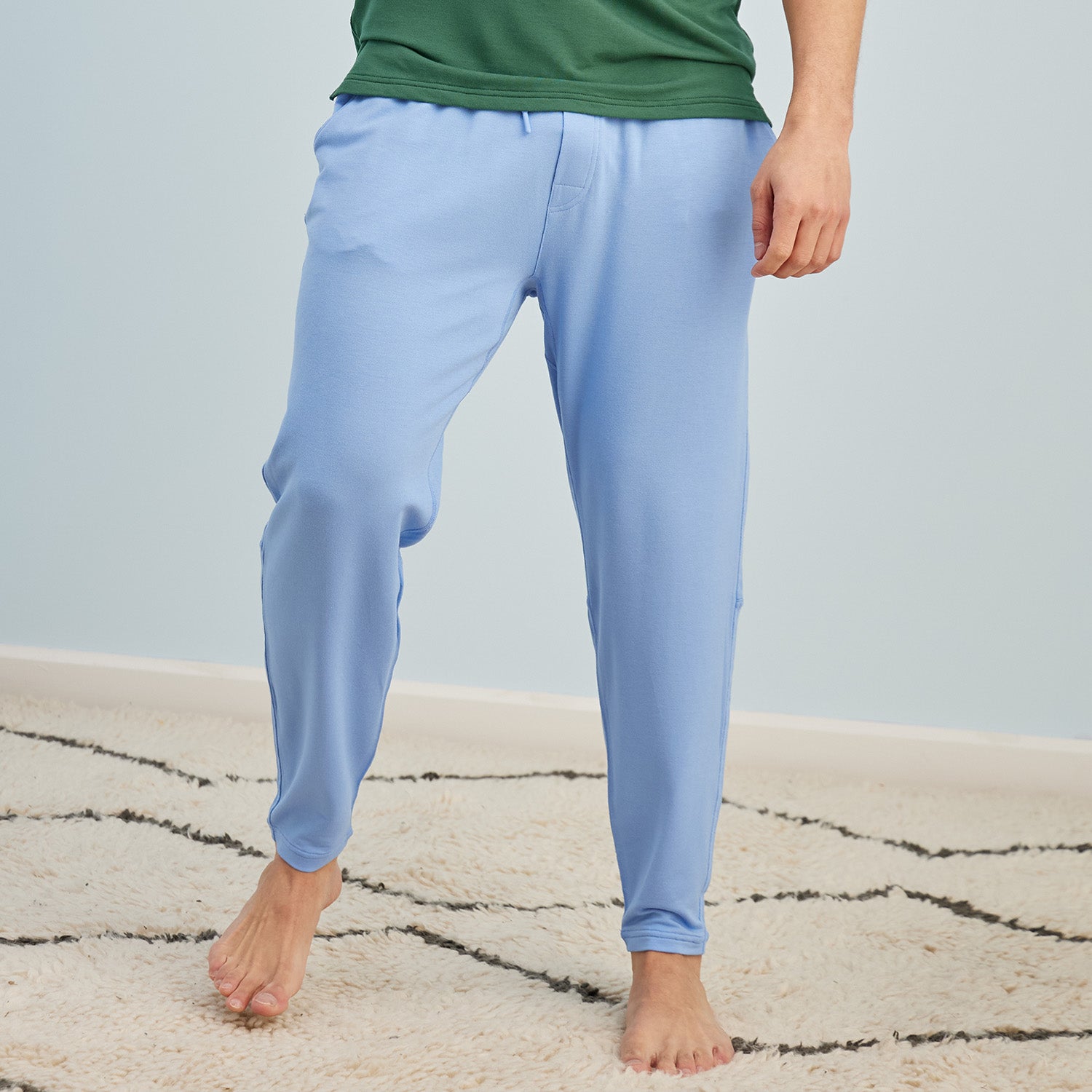 Modal French Terry Long House Shorts | Glacier