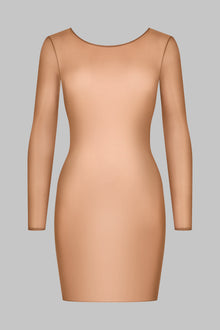 Short Open Back Long Sleeve Dress - French Kiss Light | Sienna