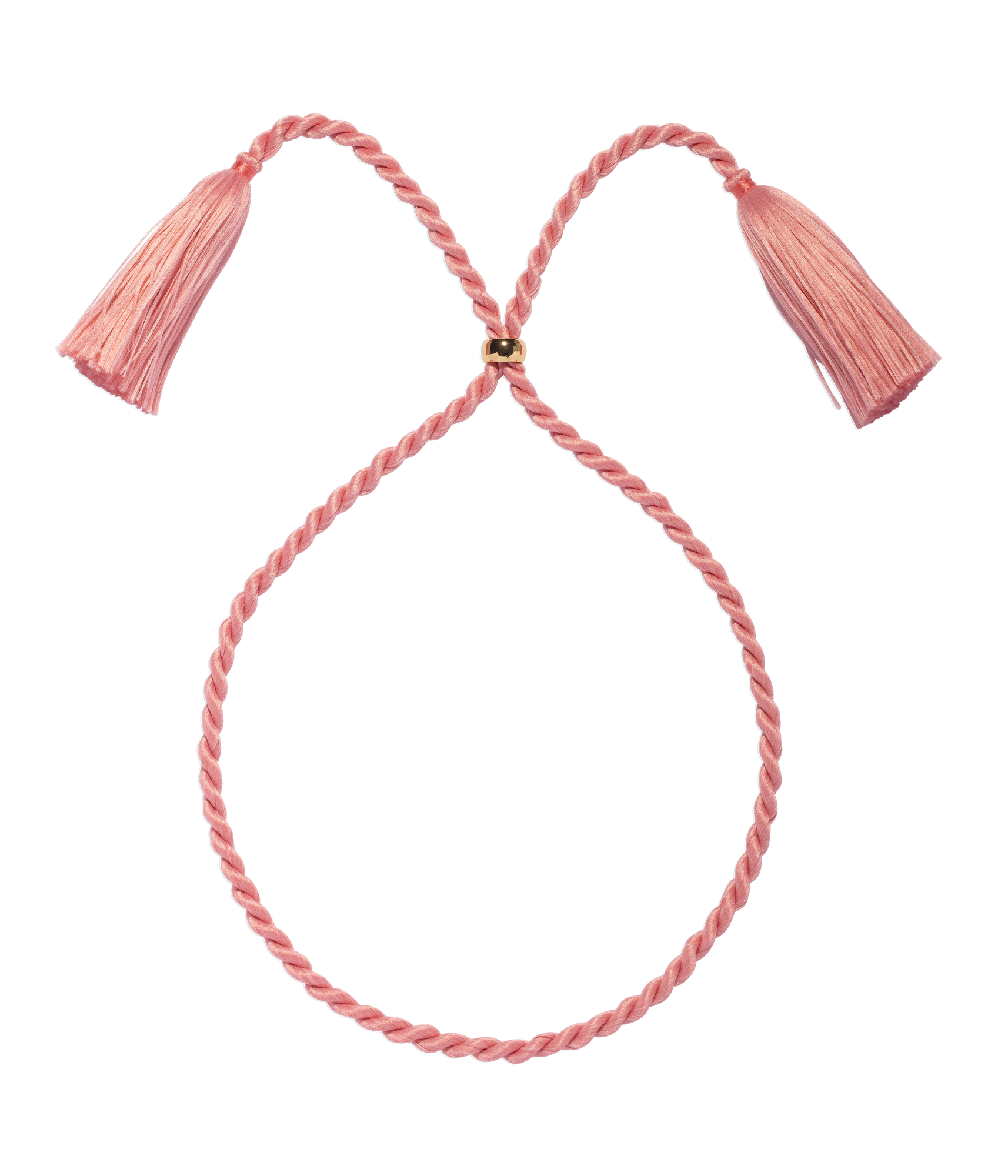 Marina Silk Cord Necklace | Pink