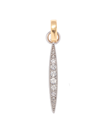 Comet Trail Charm Pendant | Crystal