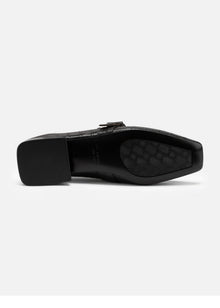 Low-heeled Muller Slippers | Black