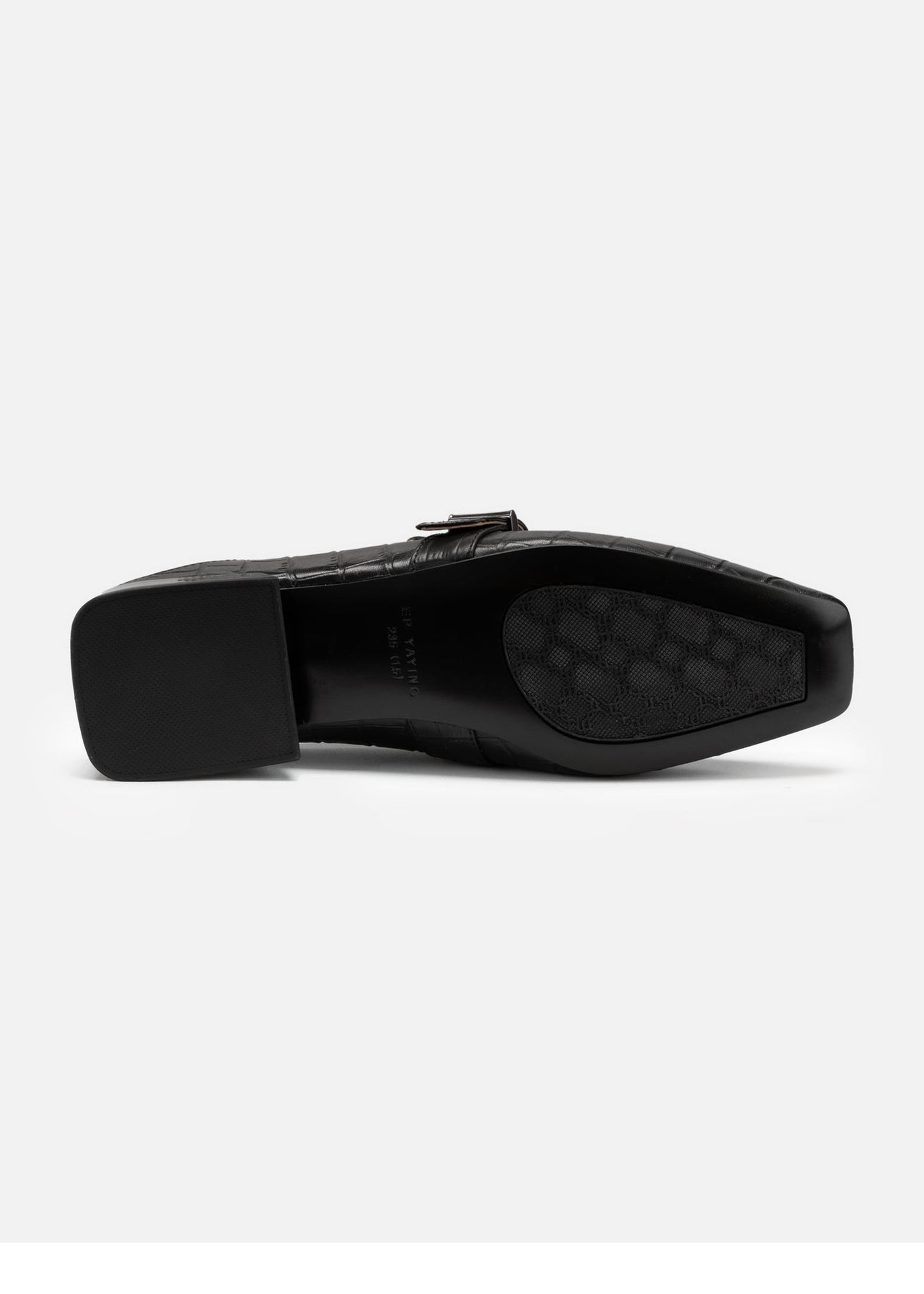 Low-heeled Muller Slippers | Black