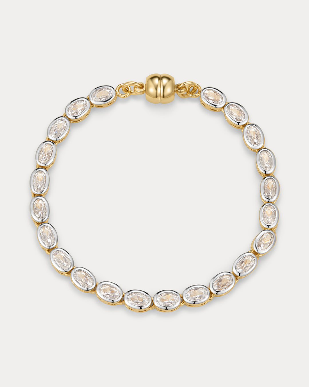 The Palais Tennis Bracelet | Gold/Silver