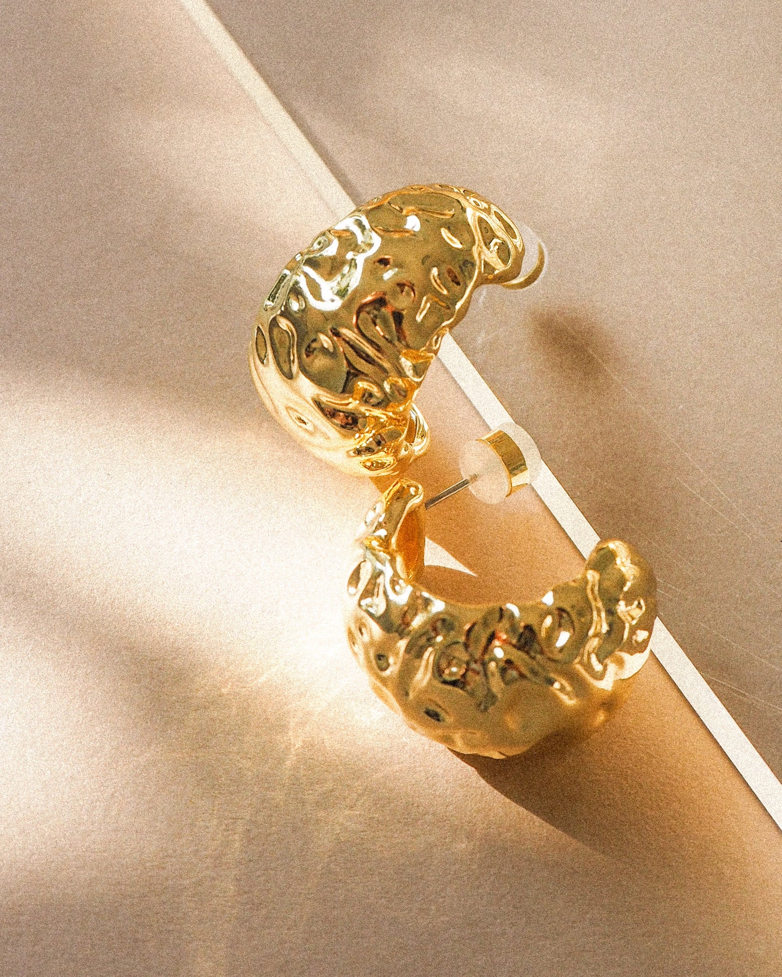 Molten Hoops | Silver