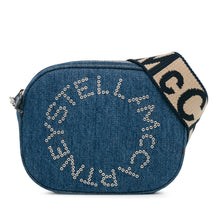 Stella McCartney | Pre-Owned Denim Logo Crossbody Bag | Blue