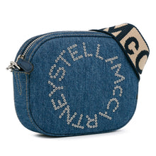 Stella McCartney | Pre-Owned Denim Logo Crossbody Bag | Blue