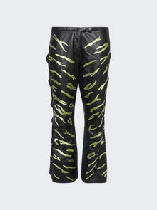 Women | Momma's Blues | Magaly Tiger Pants Black | Green