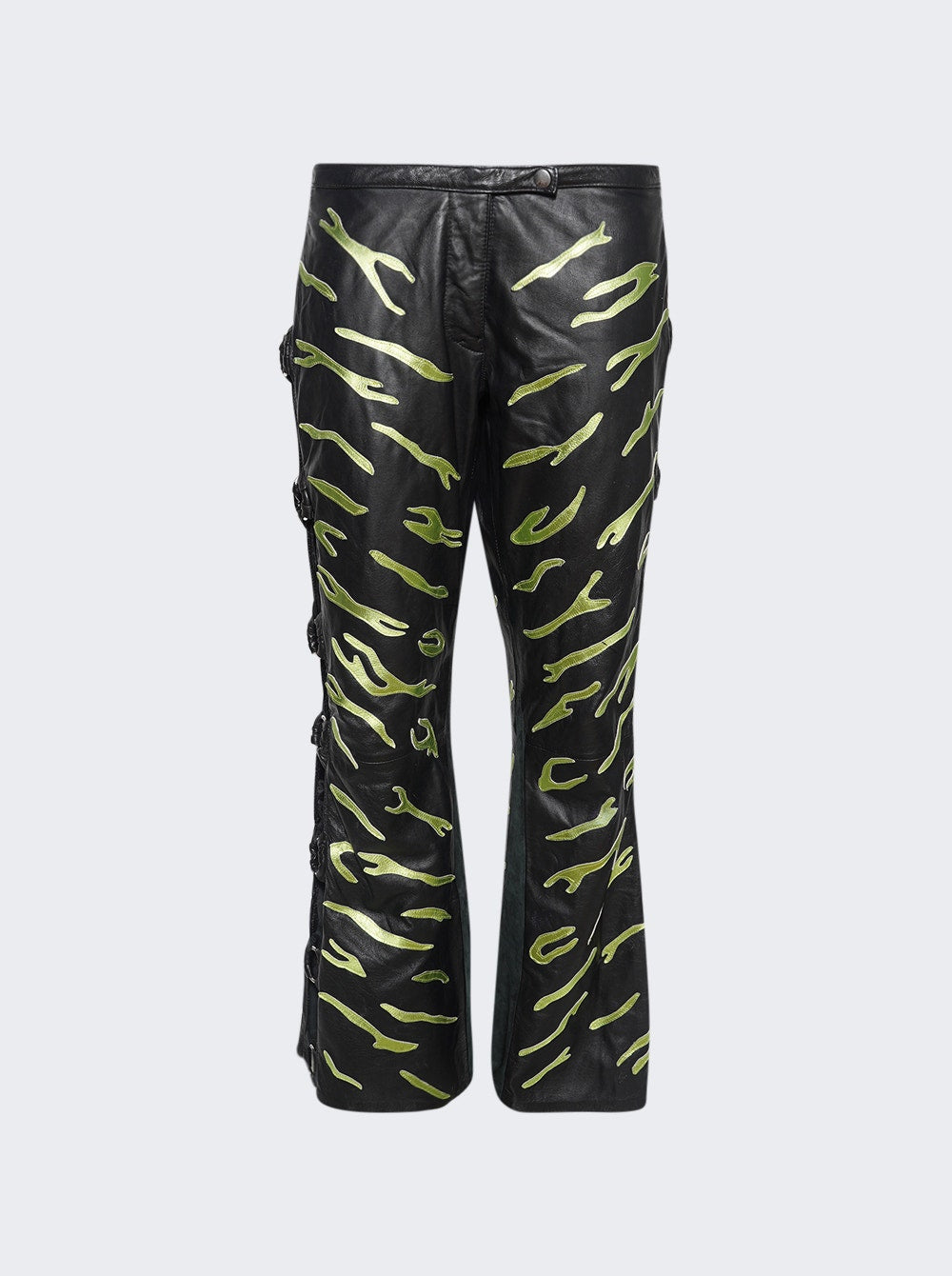 Women | Momma's Blues | Magaly Tiger Pants Black | Green