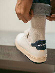 Unisex | Malone | White Leather Ocean