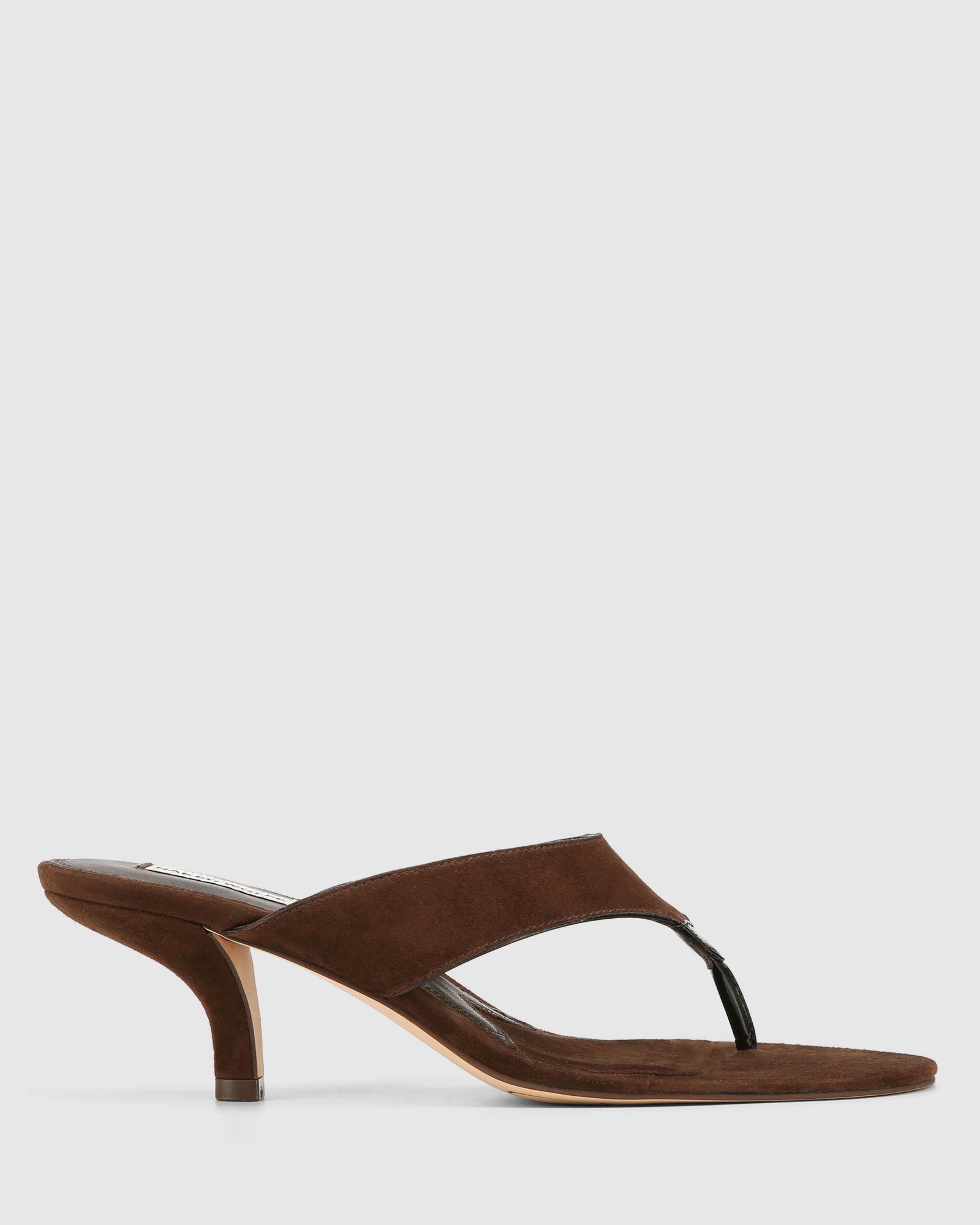 Womens | Marley Suede Heel | Brown