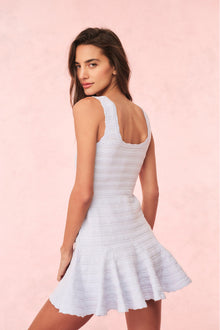 Maryanne Knit Mini Dress | Morning Sky