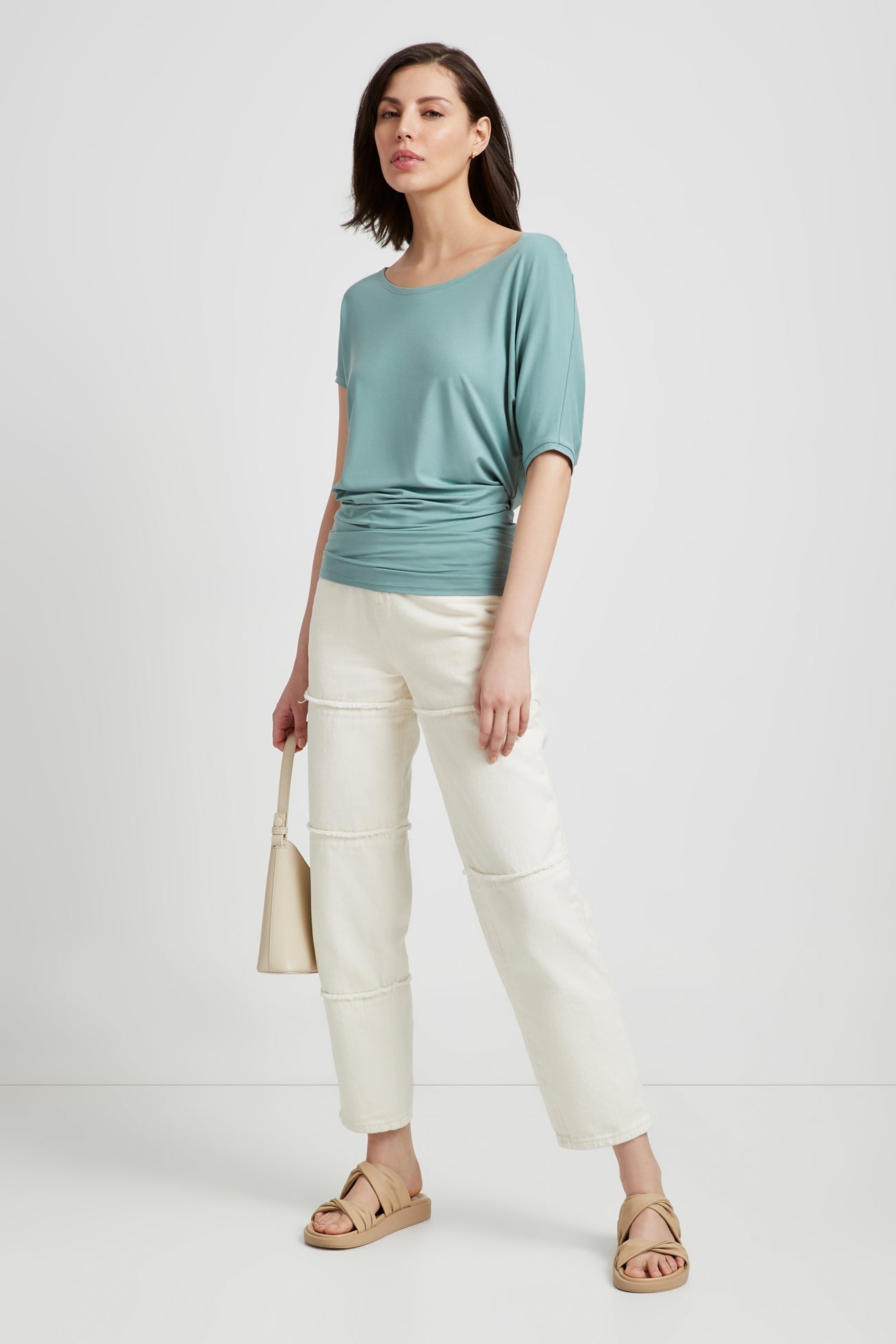 Elena Top | Slate Green