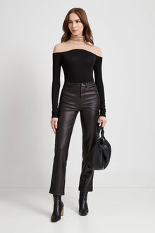 Eliot Turtleneck | Black and Beige