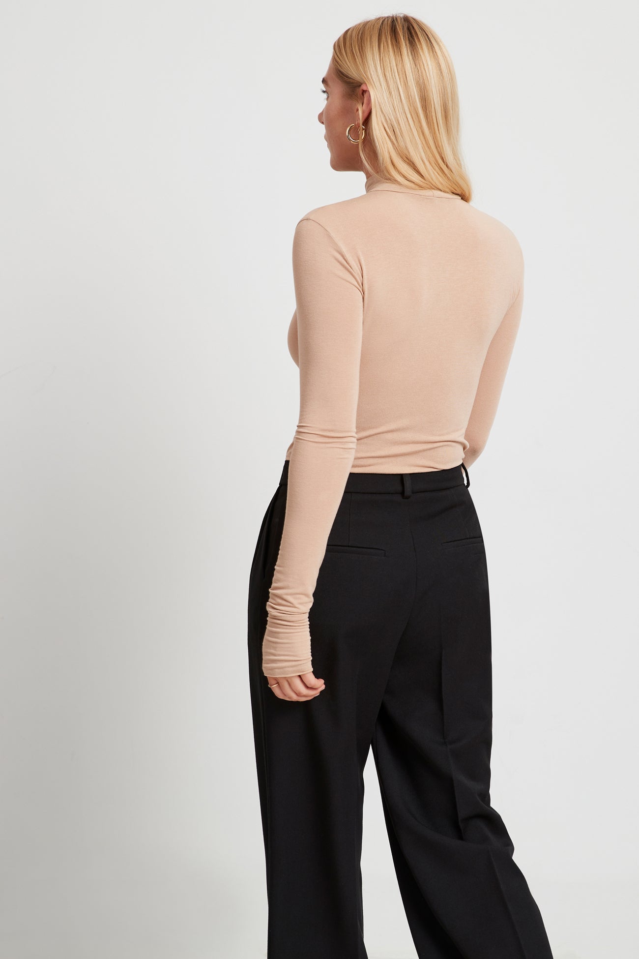 Sheer Addy Top | Light Beige