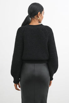 Lark Knit Sweater | Black