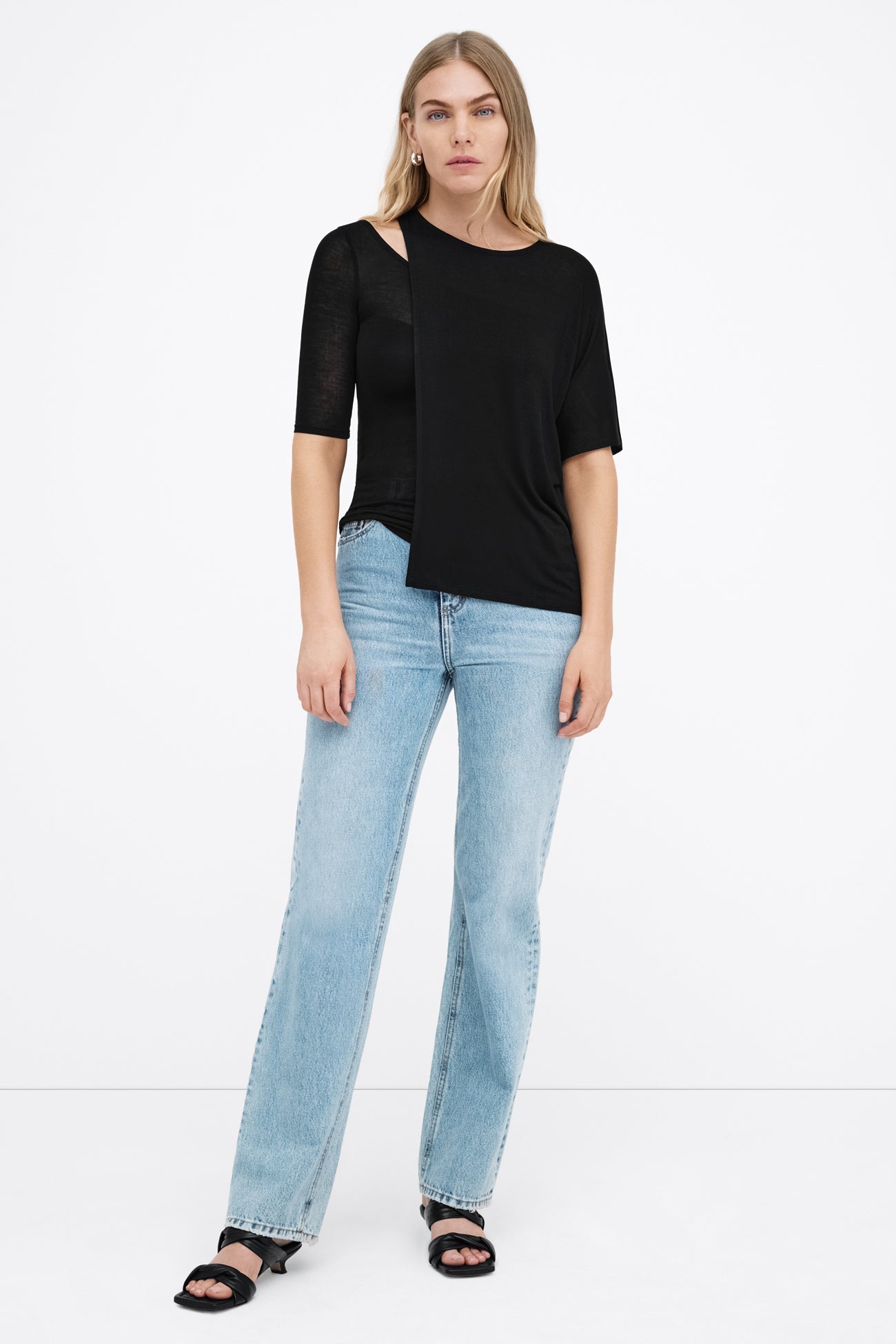 Tilda Cutout Top | Black