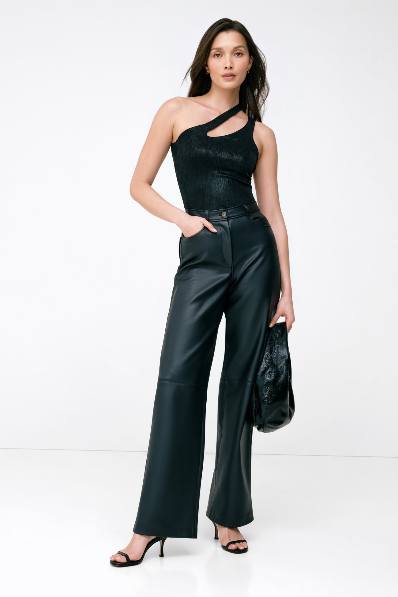 Siren Metallic Top | Onyx