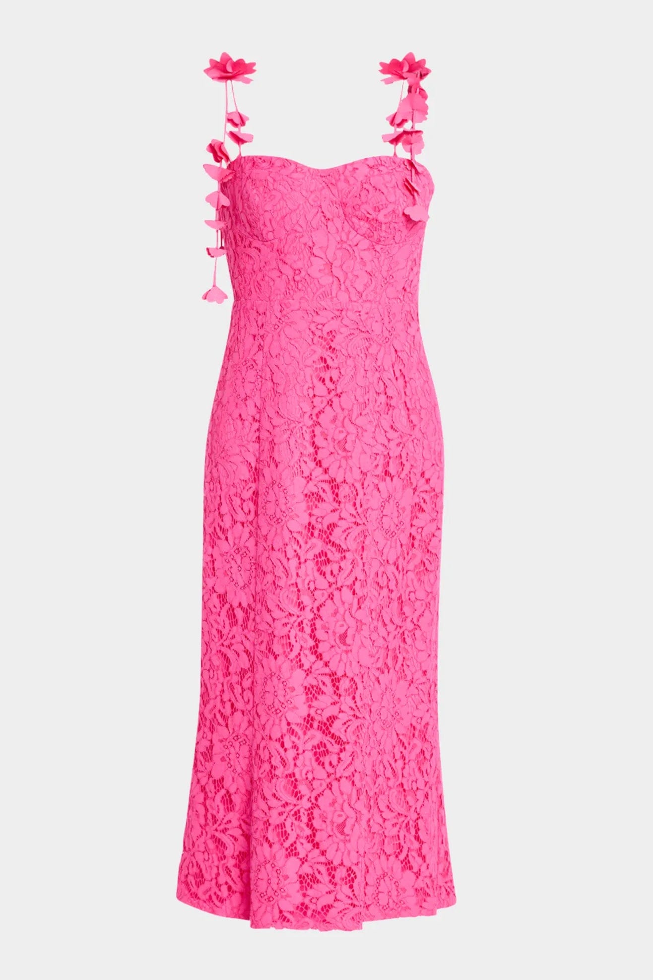 ONE33 SOCIAL | The Zoe Lace Flower Strap Cocktail Dress | Pink