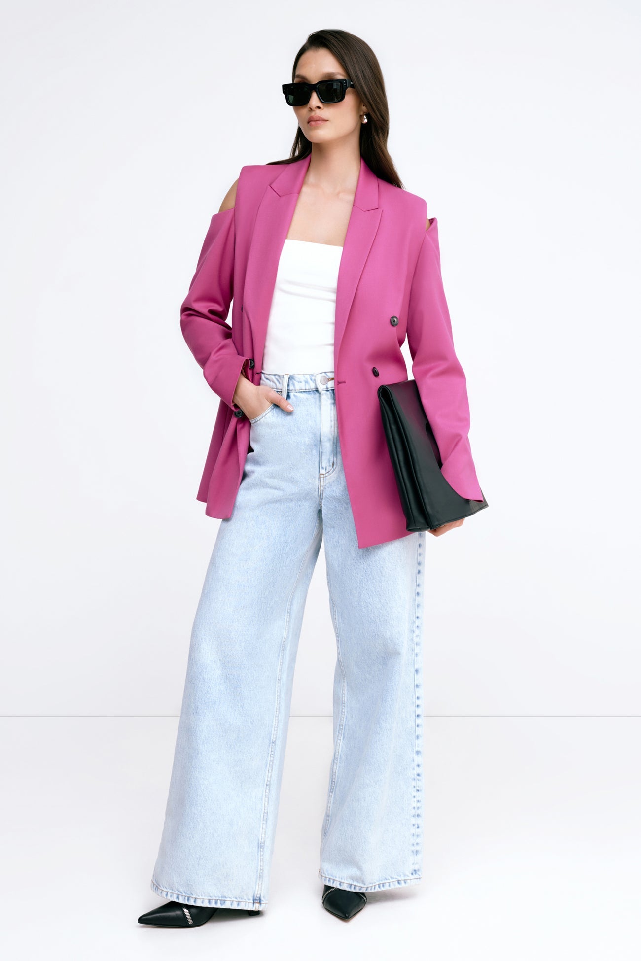 Kimi Blazer | Hot Pink