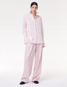 Men | Shirt with Gold Cufflink | Pale Pink