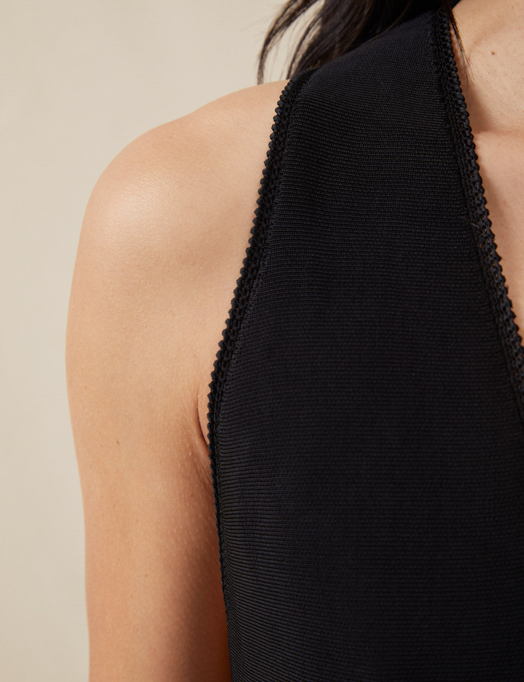 Womens | The Twist-Back Dress | Black
