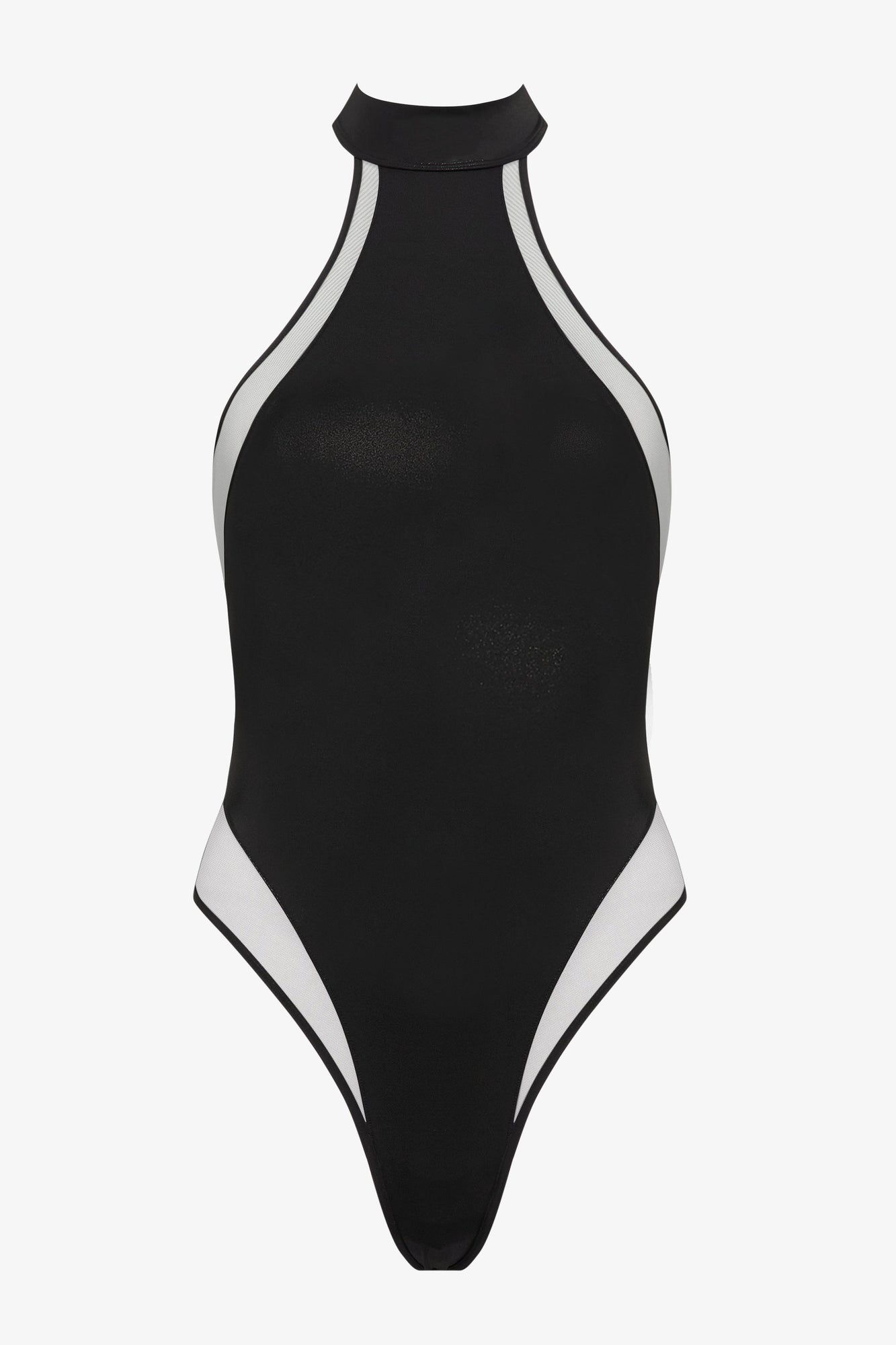 Halter-neck one-piece swimsuit - Minuit
