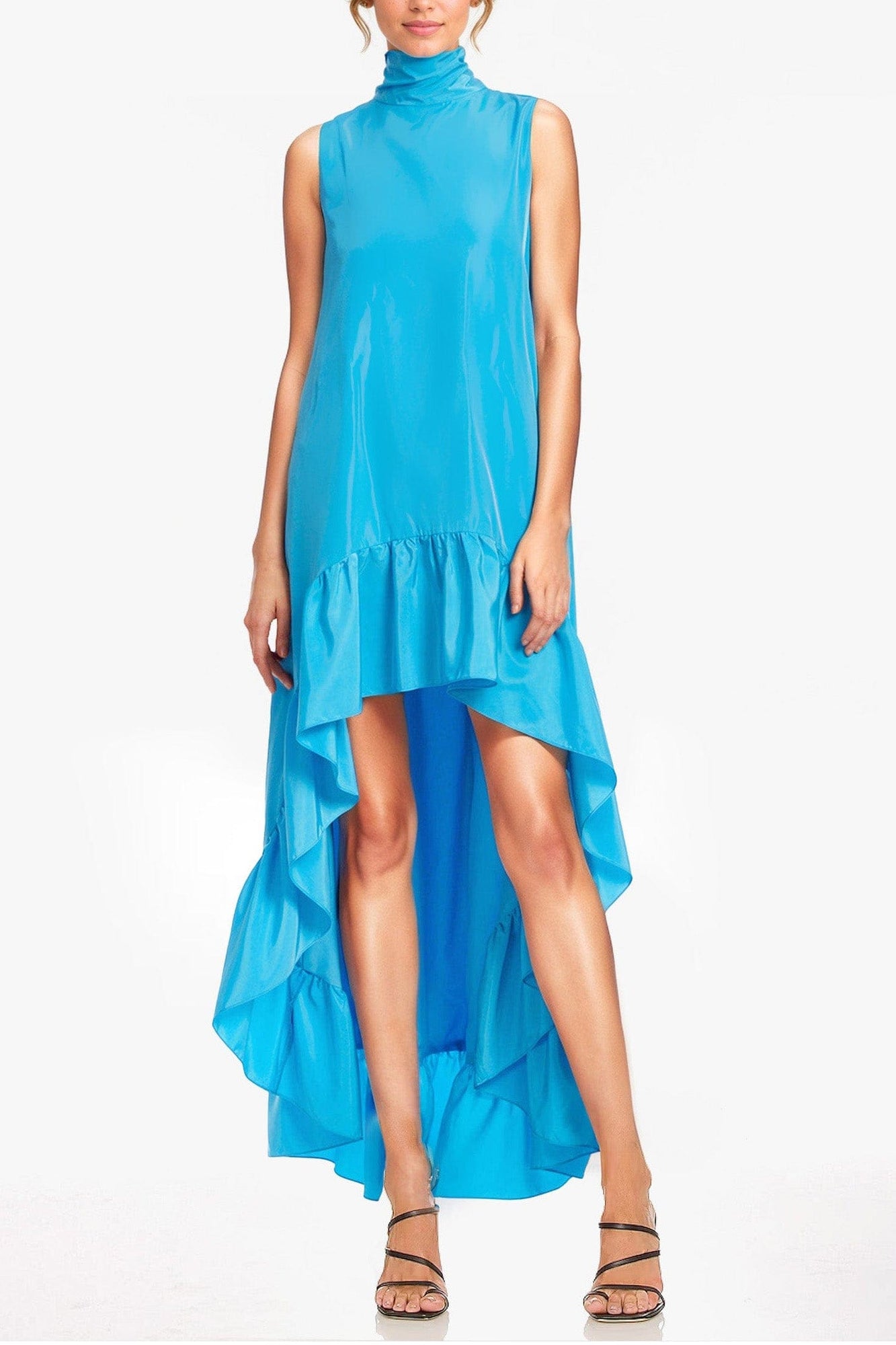 ONE33 SOCIAL | The Yolanda Blue High-Low Maxi Gown | Blue