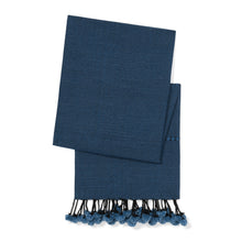 packshot image of the laos scarf in evening sky