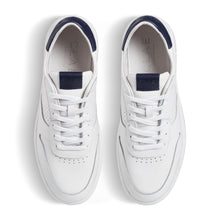 Unisex | Moses | White Leather Navy