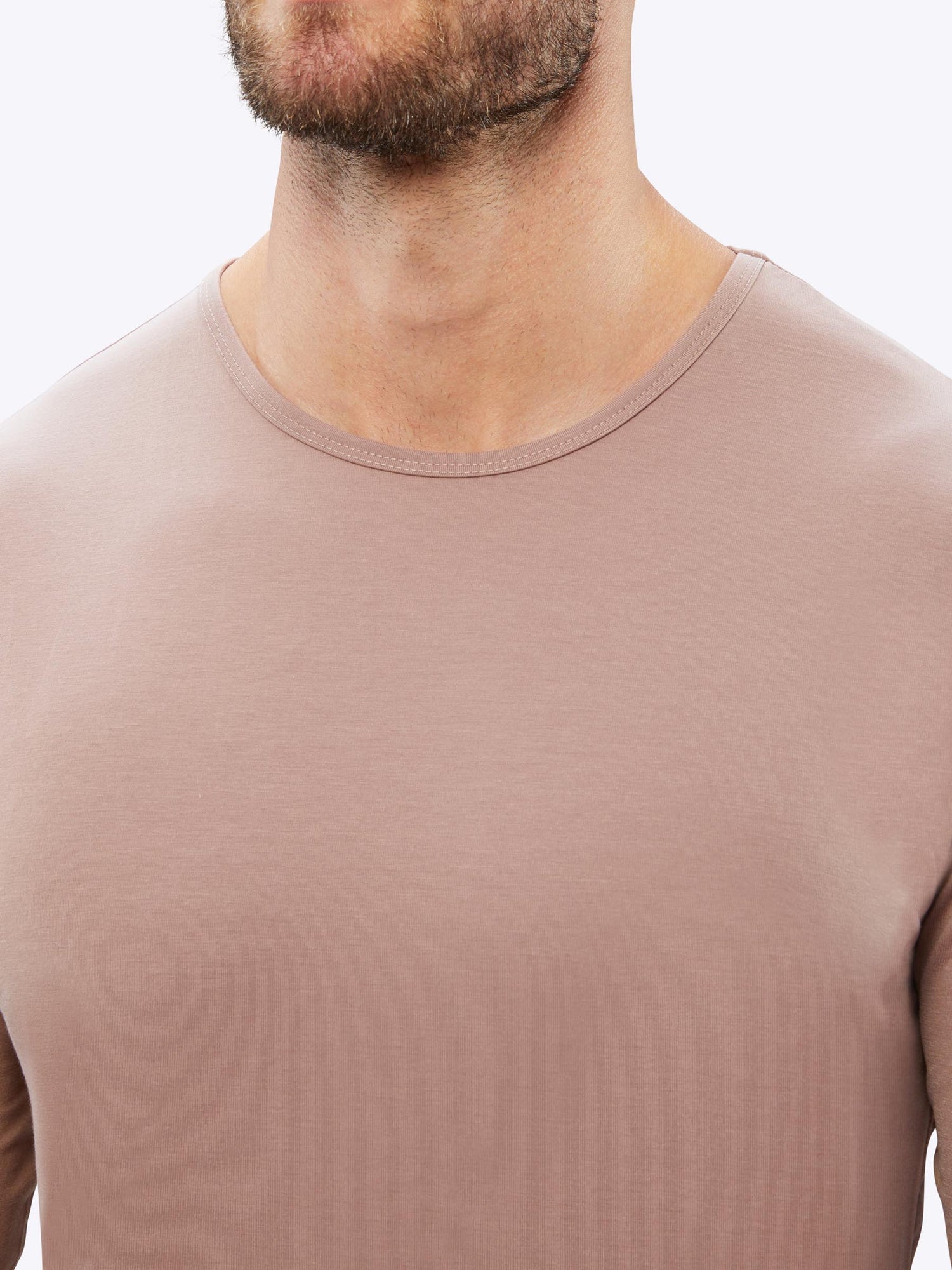 Mens | AO Long Sleeve Curve-Hem Tee | Signature-Fit PYCA Pro | Mountain Mist
