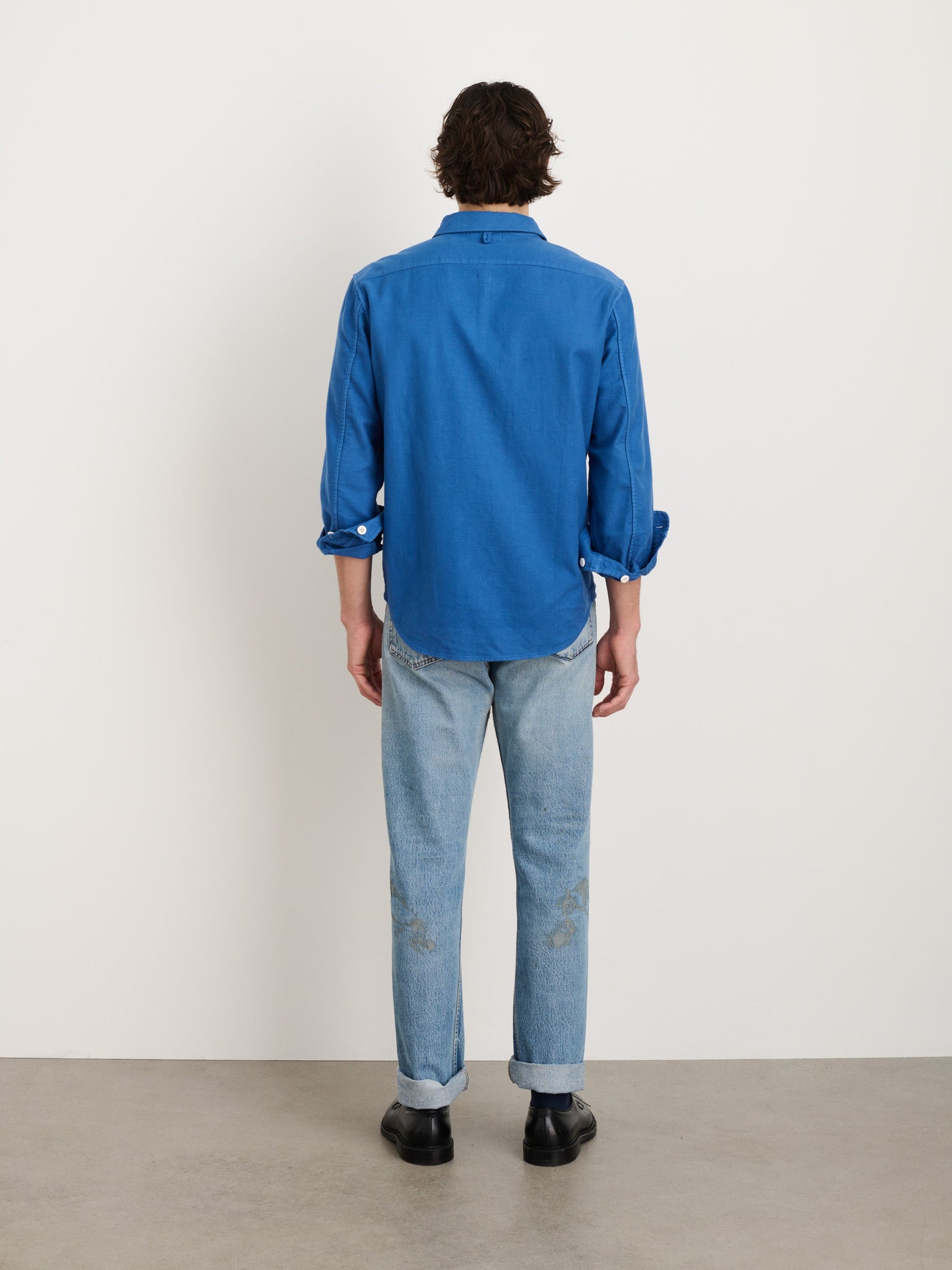 Men | Highland Shirt | Chamois Washed Cobalt