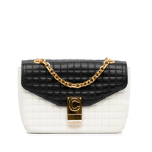 Celine | Pre-Owned Medium Quilted C Bag | White